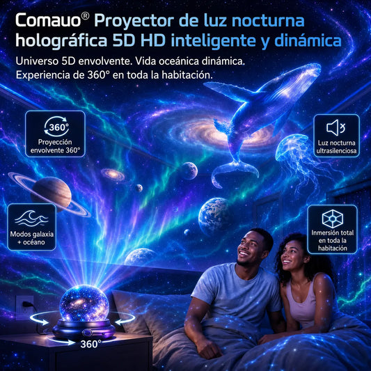 🌌 Proyector holográfico de estrellas 5D Topacme®