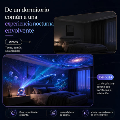 🌌 Proyector holográfico de estrellas 5D Topacme®