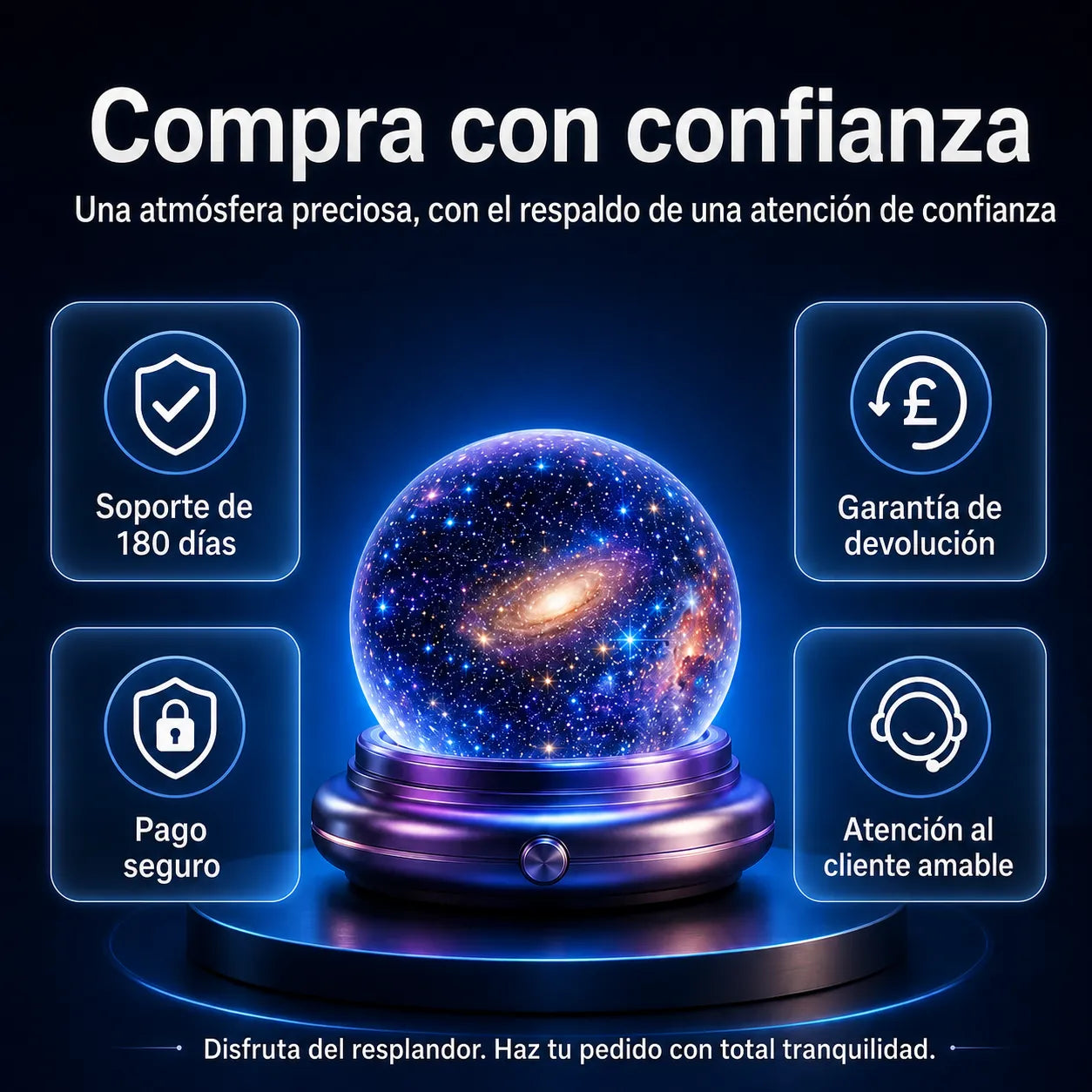 🌌 Proyector holográfico de estrellas 5D Topacme®