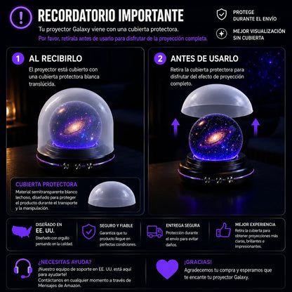 🌌 Proyector holográfico de estrellas 5D Topacme®